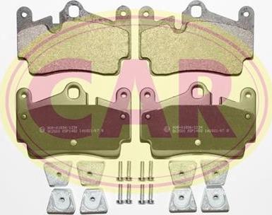 CAR PNT2841 - Тормозные колодки, дисковые, комплект www.autospares.lv