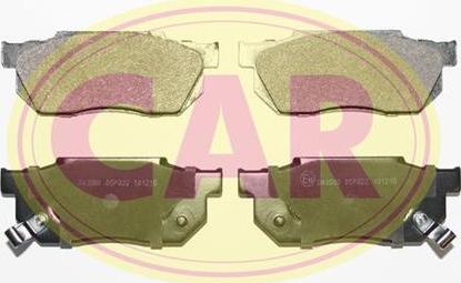 CAR PNT223 - Тормозные колодки, дисковые, комплект www.autospares.lv