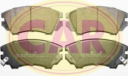 CAR PNT7641 - Brake Pad Set, disc brake www.autospares.lv