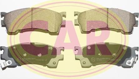 CAR PNT7101 - Brake Pad Set, disc brake www.autospares.lv