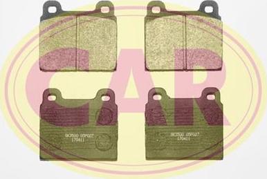 CAR PNT720 - Brake Pad Set, disc brake www.autospares.lv