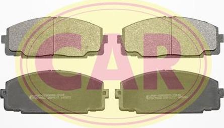 CAR PNT775 - Brake Pad Set, disc brake www.autospares.lv