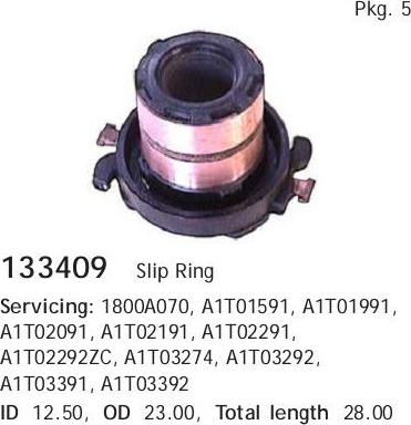 Cargo 133409 - Slip Ring, alternator www.autospares.lv