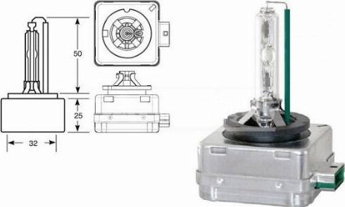 Carpriss 70721105 - Bulb, headlight www.autospares.lv