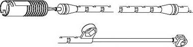 Carrab Brake Parts 8201 - Warning Contact, brake pad wear www.autospares.lv