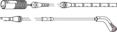 Carrab Brake Parts 8224 - Indikators, Bremžu uzliku nodilums www.autospares.lv