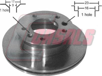 Casals 55147 - Тормозной диск www.autospares.lv