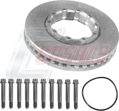 Casals 55390-K - Bremžu diski autospares.lv