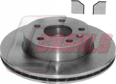 Casals 55216 - Brake Disc www.autospares.lv