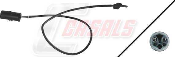 Casals 50007 - Warning Contact, brake pad wear www.autospares.lv