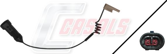 Casals 50083A - Indikators, Bremžu uzliku nodilums www.autospares.lv