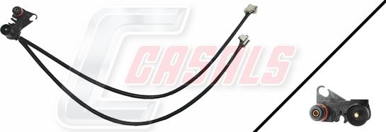 Casals 50142 - Indikators, Bremžu uzliku nodilums www.autospares.lv