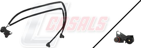 Casals 50115 - Сигнализатор, износ тормозных колодок www.autospares.lv