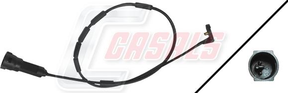 Casals 50234 - Сигнализатор, износ тормозных колодок www.autospares.lv