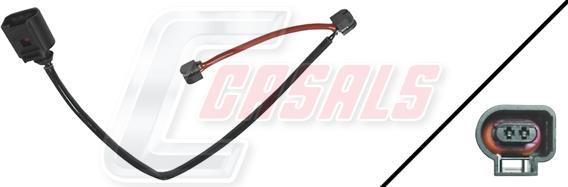 Casals 50223 - Сигнализатор, износ тормозных колодок www.autospares.lv