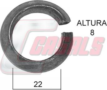 Casals 21164 - Atsperpaplāksne, Disks www.autospares.lv