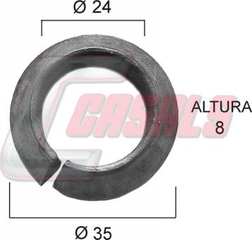 Casals 21189 - Retaining Ring, wheel rim www.autospares.lv