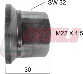 Casals 21176 - Riteņa stiprināsanas uzgrieznis www.autospares.lv