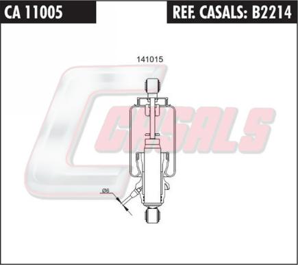 Casals B2214 - Demferis, Kabīnes stiprinājums www.autospares.lv