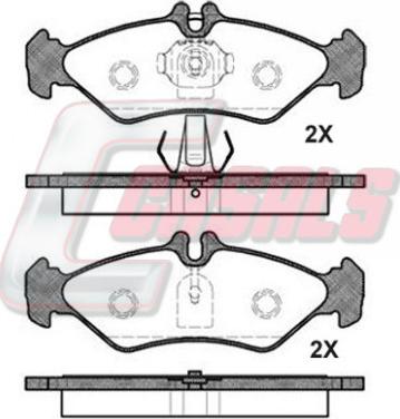 Mercedes-Benz 002 420 40 20 F - Bremžu uzliku kompl., Disku bremzes www.autospares.lv