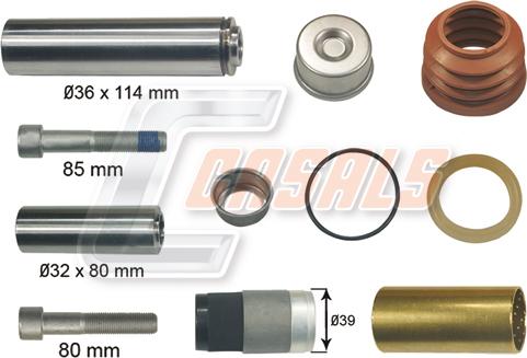 Casals MD421 - Remkomplekts, Bremžu suports www.autospares.lv