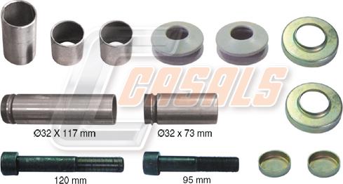 Casals MD545 - Repair Kit, brake caliper www.autospares.lv