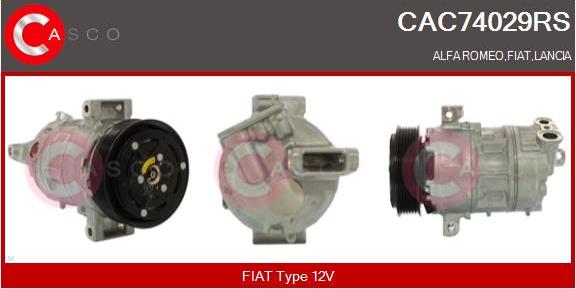 Casco CAC74029RS - Kompresors, Gaisa kond. sistēma autospares.lv