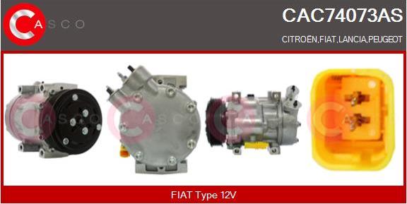 Casco CAC74073AS - Kompresors, Gaisa kond. sistēma autospares.lv