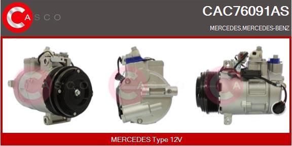 Casco CAC76091AS - Kompresors, Gaisa kond. sistēma www.autospares.lv