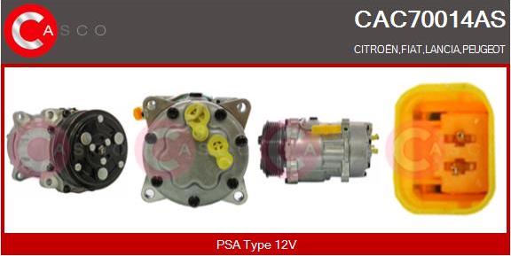 Casco CAC70014AS - Kompresors, Gaisa kond. sistēma autospares.lv