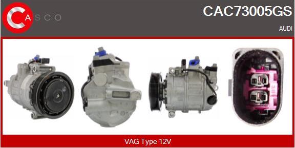 Casco CAC73005GS - Kompresors, Gaisa kond. sistēma autospares.lv