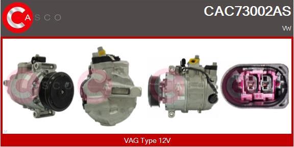 Casco CAC73002AS - Compressor, air conditioning www.autospares.lv