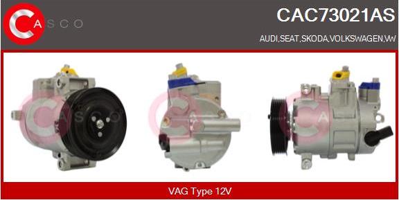 Casco CAC73021AS - Kompresors, Gaisa kond. sistēma autospares.lv