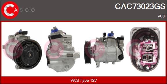 Casco CAC73023GS - Compressor, air conditioning www.autospares.lv