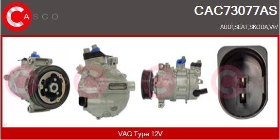 Casco CAC73077AS - Compressor, air conditioning www.autospares.lv