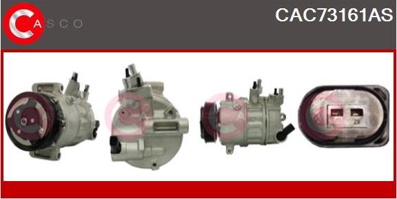 Casco CAC73161AS - Compressor, air conditioning www.autospares.lv