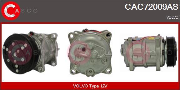 Casco CAC72009AS - Compressor, air conditioning www.autospares.lv