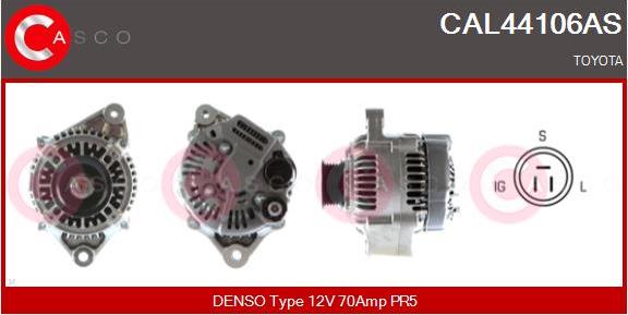 Casco CAL44106AS - Alternator www.autospares.lv