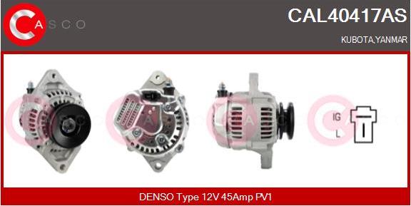 Casco CAL40417AS - Alternator www.autospares.lv