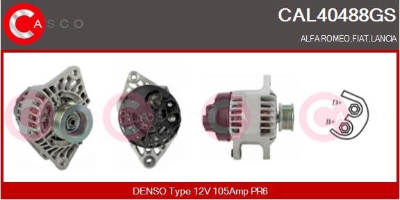 Casco CAL40488GS - Alternator www.autospares.lv