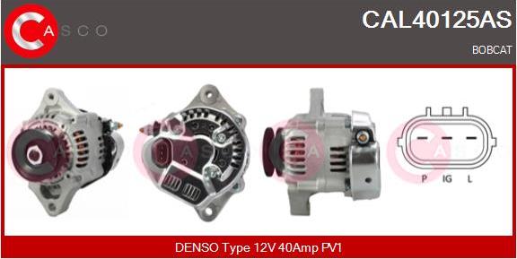 Casco CAL40125AS - Alternator www.autospares.lv