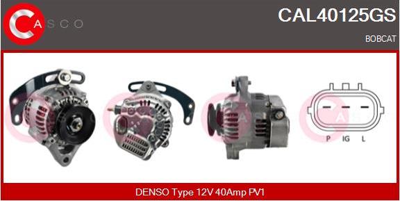 Casco CAL40125GS - Alternator www.autospares.lv