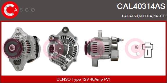 Casco CAL40314AS - Alternator www.autospares.lv