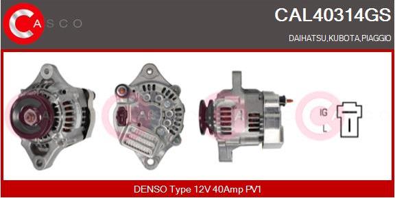 Casco CAL40314GS - Alternator www.autospares.lv