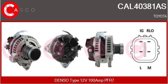 Casco CAL40381AS - Ģenerators autospares.lv