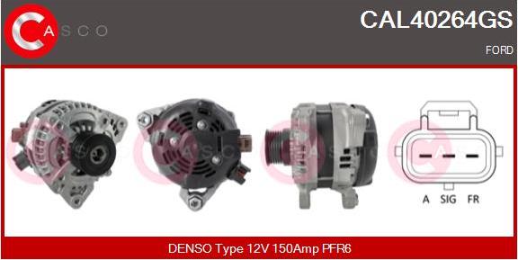 Casco CAL40264GS - Alternator www.autospares.lv