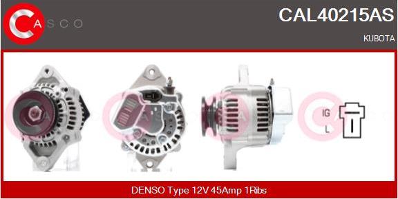 Casco CAL40215AS - Alternator www.autospares.lv