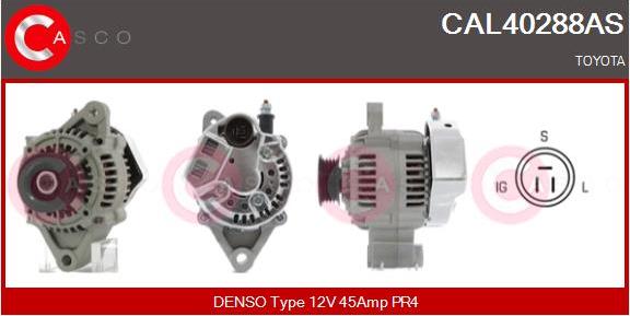 Casco CAL40288AS - Alternator www.autospares.lv