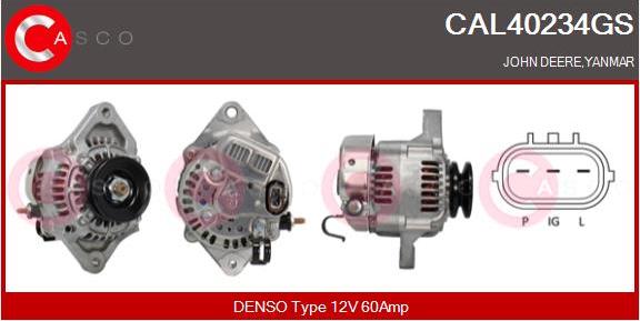 Casco CAL40234GS - Alternator www.autospares.lv