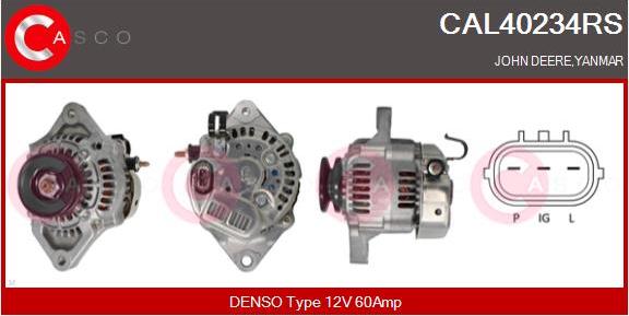 Casco CAL40234RS - Alternator www.autospares.lv